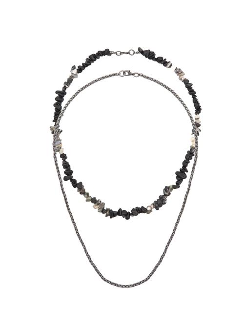 Pull&Bear Kæde  sort / sølv