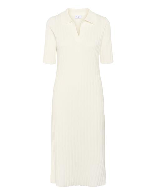 SAINT TROPEZ Strikkjole 'Juanna'  hvid