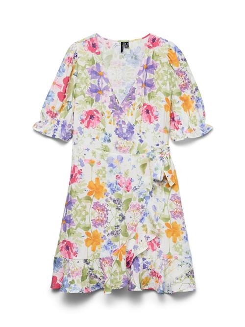 VERO MODA Kjole  lilla / orange / pink / hvid