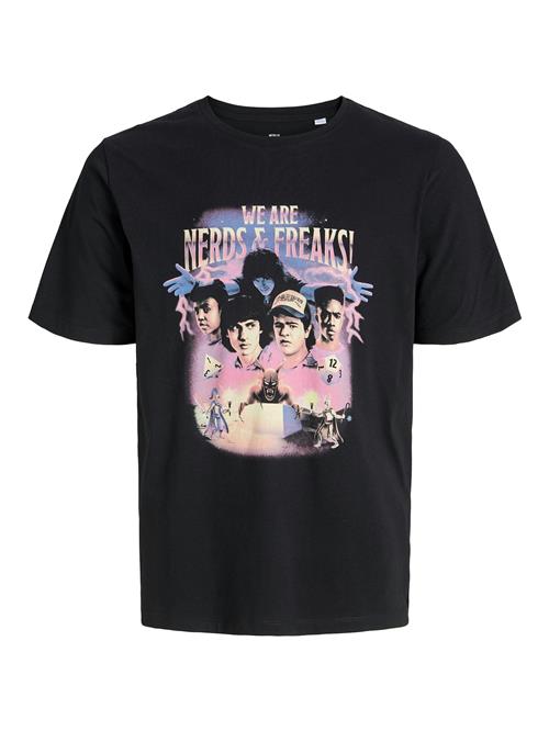 JACK & JONES Bluser & t-shirts 'JORStranger'  creme / dueblå / blomme / sort