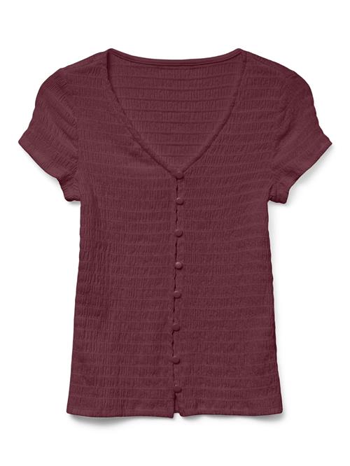 VERO MODA Bluse 'VMMikka'  burgunder