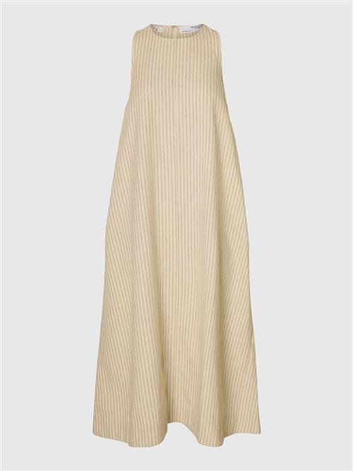 SELECTED Kjole  taupe / antracit