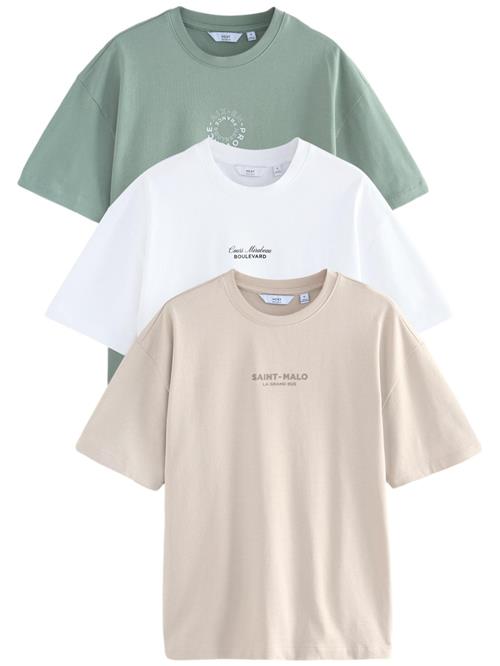 Next Bluser & t-shirts  beige / pastelgrøn / sort / hvid
