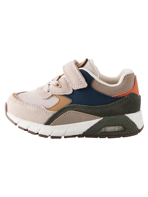 Next Sneakers  lysebeige / mørkebeige / navy / mørkegrøn