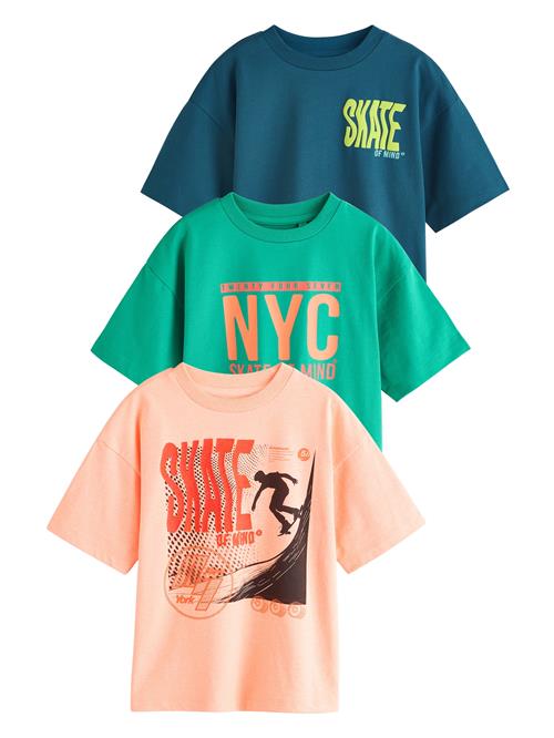 Next Shirts  mørkeblå / jade / orange / abrikos