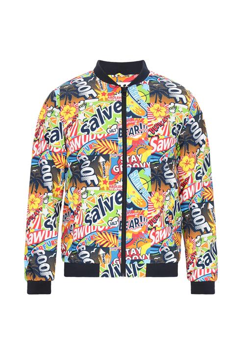 Mo ATHLSR Overgangsjakke  blå / gul / rød / sort