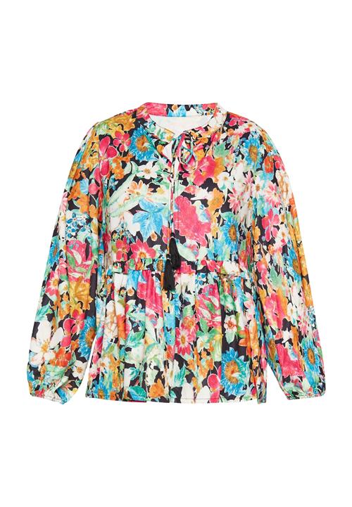 usha FESTIVAL Bluse  azur / hummer / magenta / sort