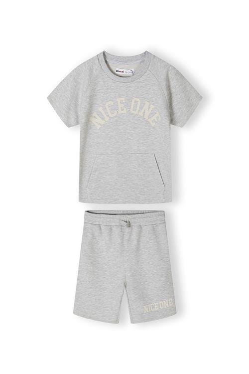 MINOTI Sæt  grå / uldhvid