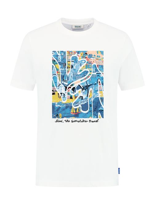 Shiwi Bluser & t-shirts 'Liam Island'  himmelblå / citrongul / koral / hvid