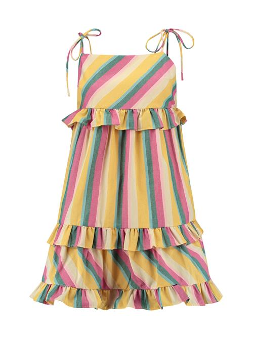 Shiwi Kjole 'Jella'  lysebeige / gul / gran / pink