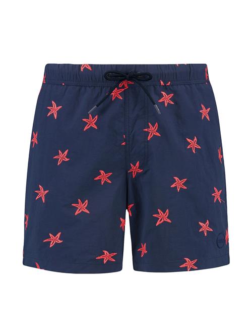 Shiwi Badeshorts 'Nich'  navy / lys rød