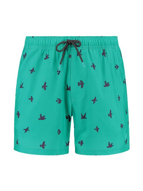 Shiwi Badeshorts 'Scott Birds'  navy / jade