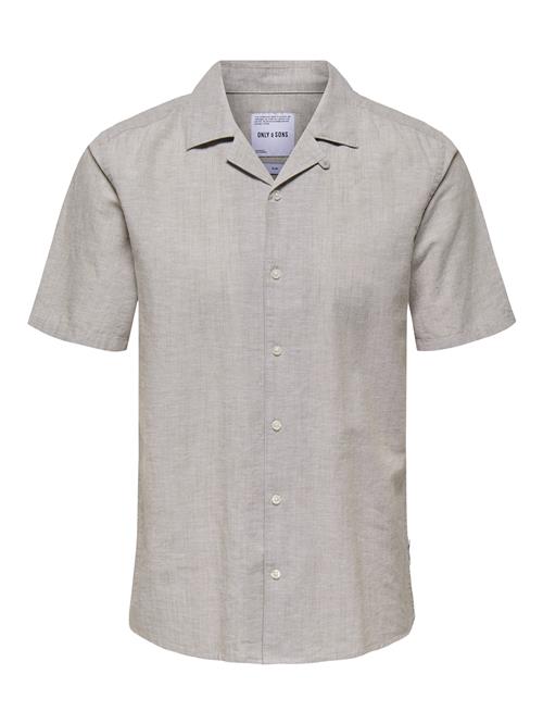 Only & Sons Skjorte 'Cantley'  beige / lysegrå