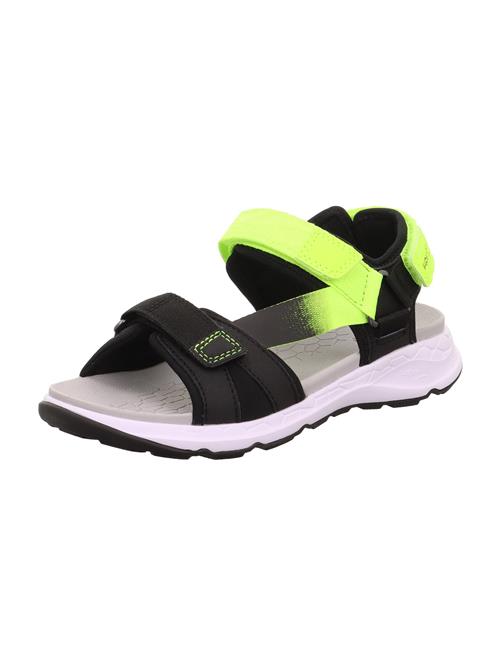 SUPERFIT Åbne sko  græsgrøn / sort