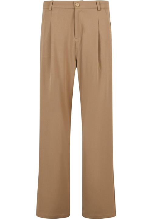 2Y Studios Bukser med lægfolder 'Tahlo'  camel