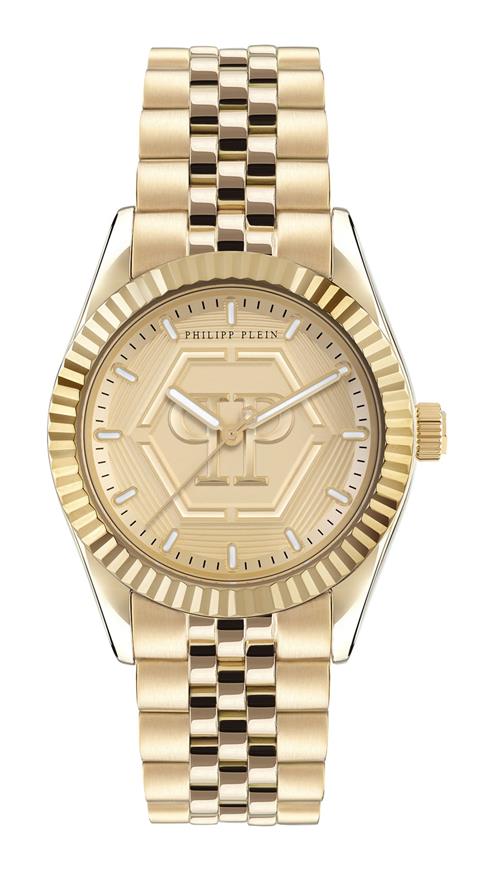 Philipp Plein Analogt ur  guld