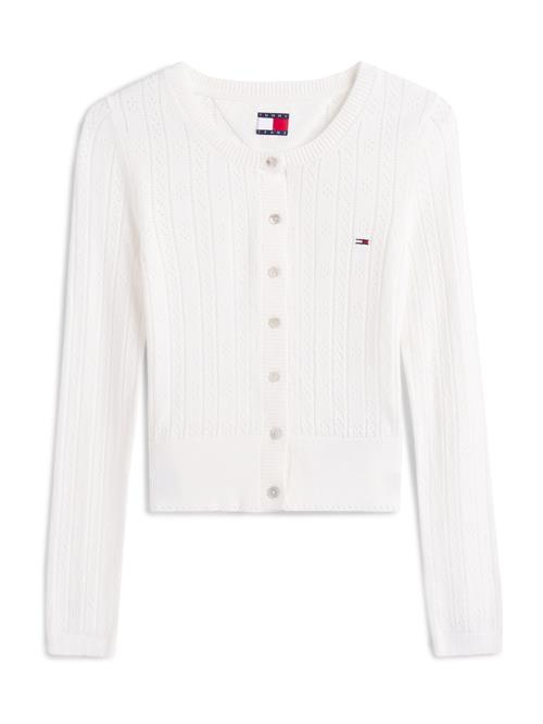 Tommy Jeans Cardigan  navy / rød / hvid