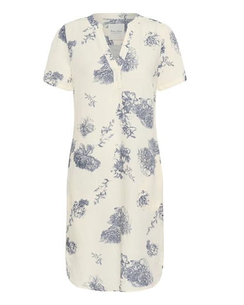 Part Two Kjole 'Aminase'  dueblå / offwhite