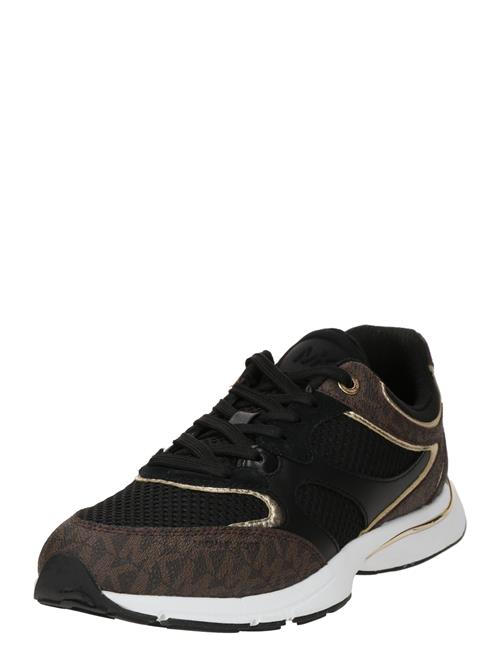 MICHAEL Michael Kors Sneaker low 'RILEY'  choko / guld / sort