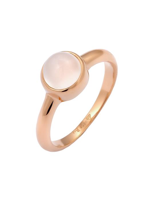 ELLI Ring 'Solitär'  rosa guld