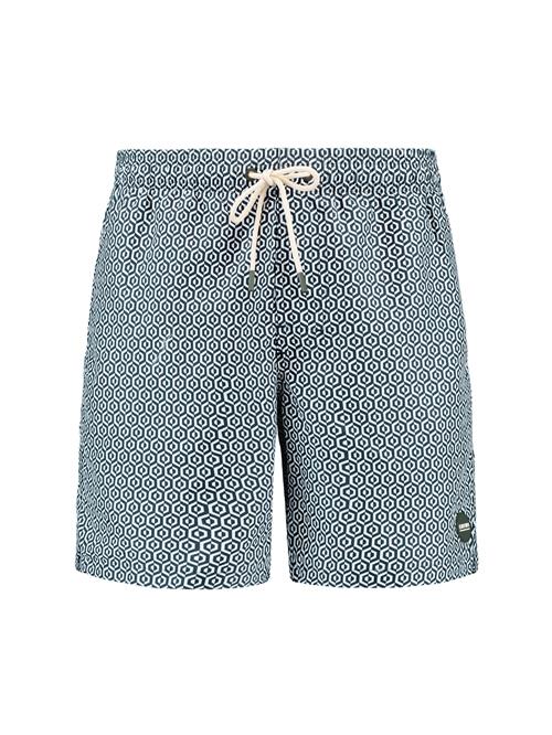 Shiwi Badeshorts 'Mike'  mørkegrøn / hvid