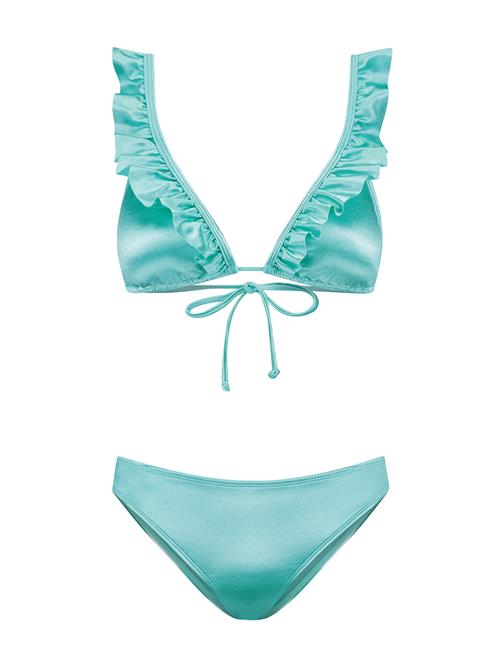 Shiwi Bikini 'Bobby'  turkis / petroleum / hvid