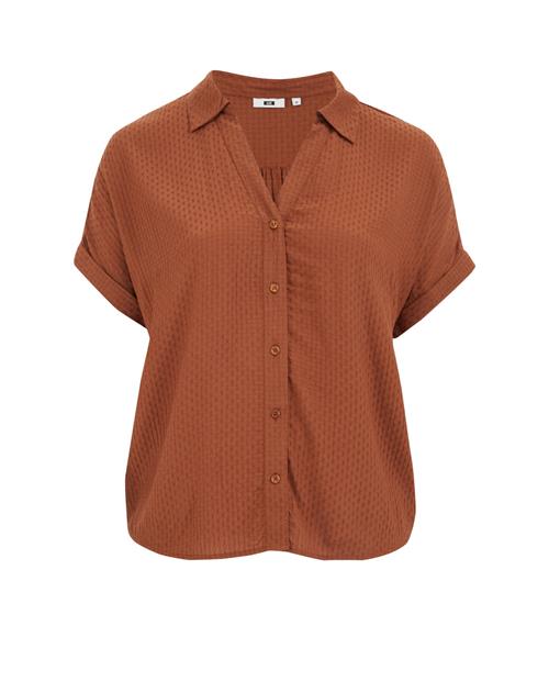 WE Fashion Bluse  brun