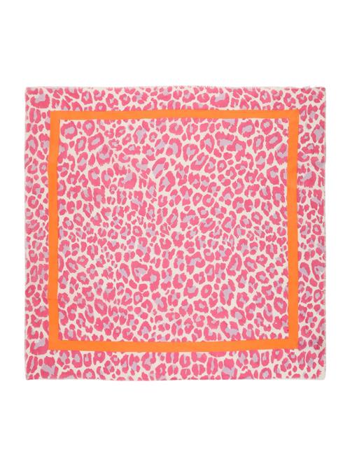 CODELLO Tørklæde  lyselilla / orange / pink / naturhvid