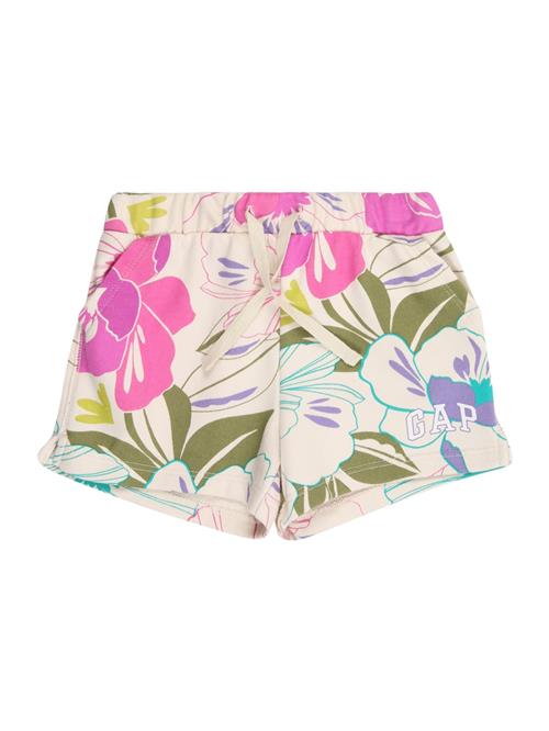 GAP Bukser  ecru / oliven / lilla / pink