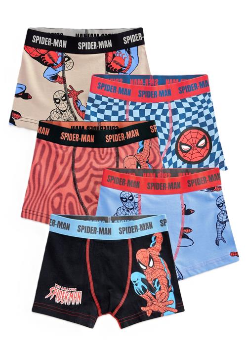 Next Underbukser 'Spiderman'  beige / lyseblå / rød / sort