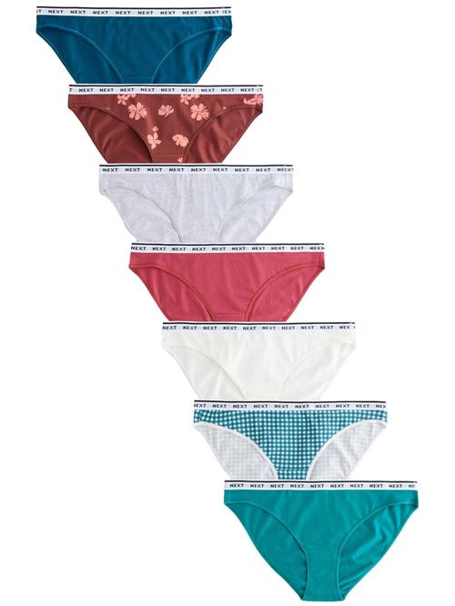 Next Slip  navy / cyanblå / grå-meleret / smaragd / vinrød / kirsebærsrød / hvid