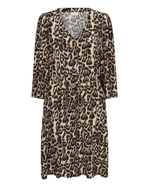 Kaffe Blusekjole 'Pedra'  mørkebeige / brun / sort