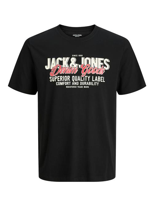 JACK & JONES Bluser & t-shirts  rød / sort / hvid