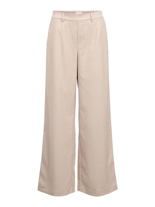 OBJECT Bukser 'OBJLisa'  beige / hvid