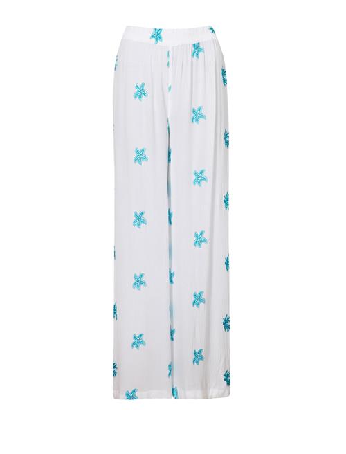 South Beach Bukser  blå / hvid