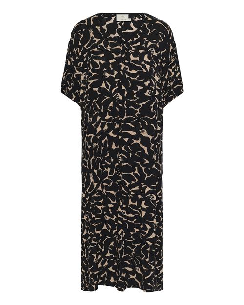 Kaffe Kjole 'Isabella'  beige / sort