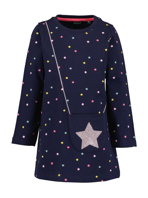 BLUE SEVEN Kjole  navy / gul / jade / pink