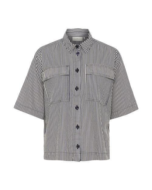 Kaffe Bluse 'KAnaya'  natblå / hvid