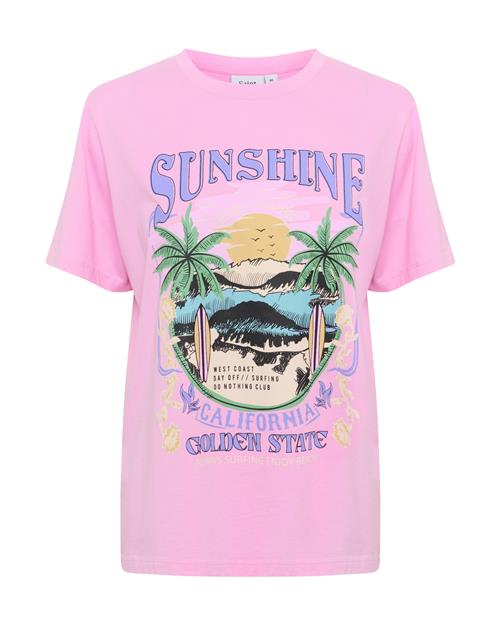 SAINT TROPEZ Shirts  gul / grøn / lilla / sort