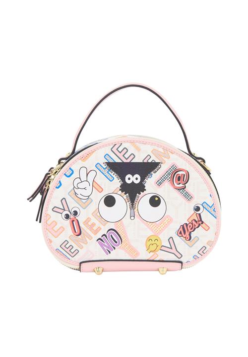 MYMO Håndtaske 'Pop Eyetheme'  blandingsfarvet / hvid