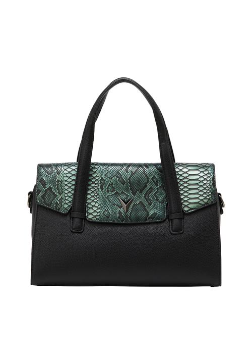 faina Håndtaske  mørkegrøn / sort