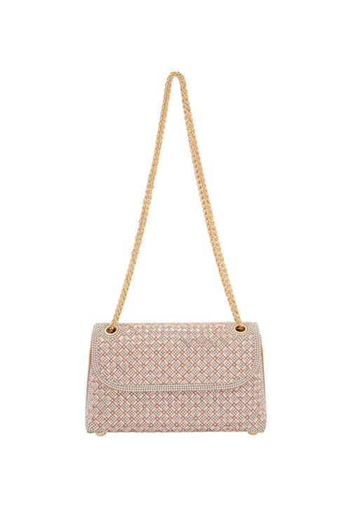 faina Clutch  beige / champagne