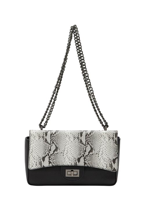 faina Skuldertaske  lysegrå / mørkegrå / sort