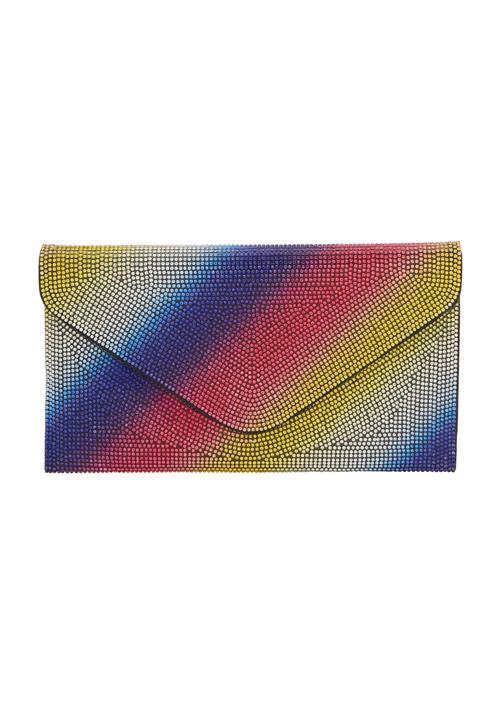 faina Clutch  marin / mørkegul / grenadine / sølv