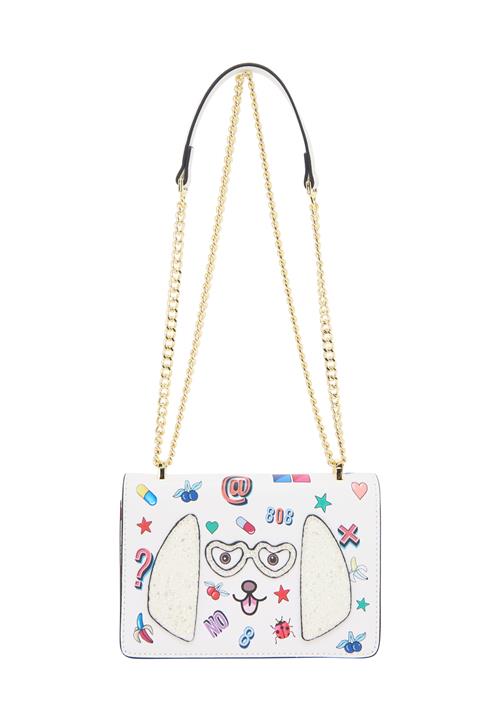 MYMO Skuldertaske 'Pop Eyetheme'  blå / gul / sort / hvid