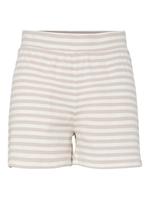 PIECES Bukser 'PCDonna'  beige / hvid