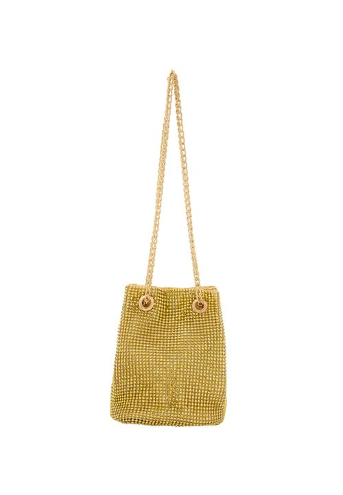 faina Skuldertaske  guld