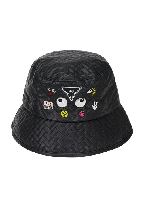 MYMO Hat 'Pop Eyetheme'  gul / sort / hvid