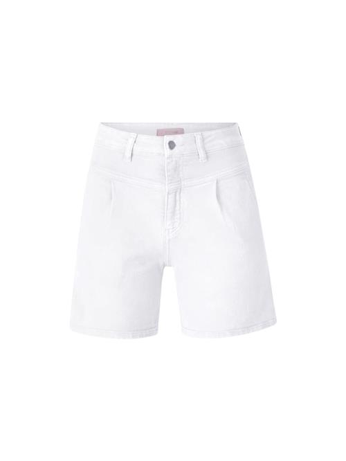 Rich & Royal Jeans med lægfolder  hvid