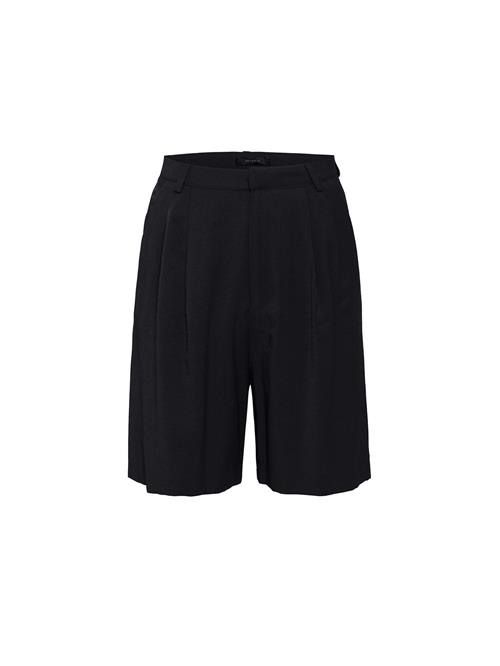 Antioch Bukser med lægfolder  sort